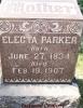 Electa Barney Parker Oakwood Cemetery, Waukegan, IL (Died 1907)