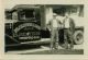 Roscoe Simmons with his father, Peter Rouse, in front of the truck used for the family business